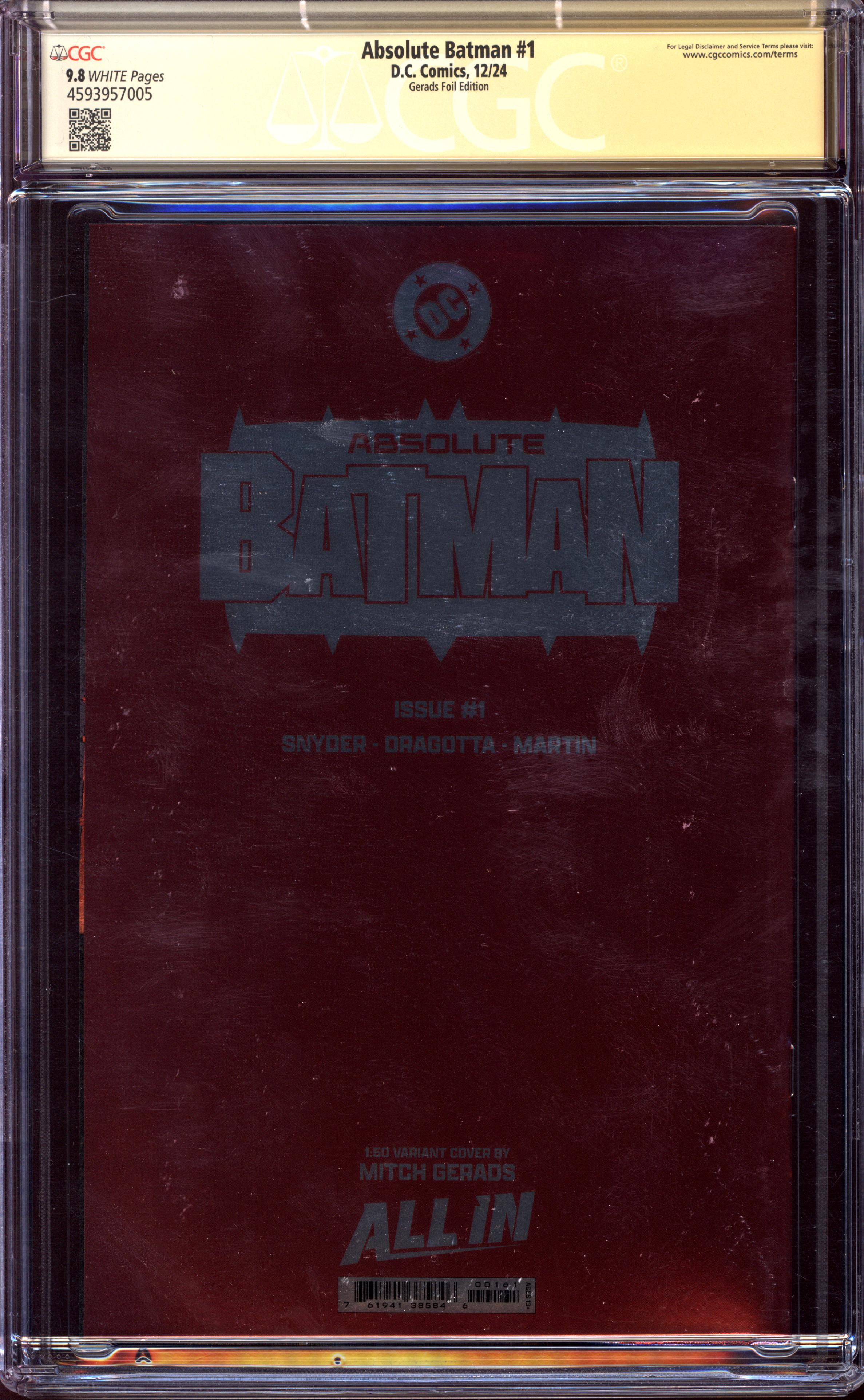 ABSOLUTE BATMAN Back Cover