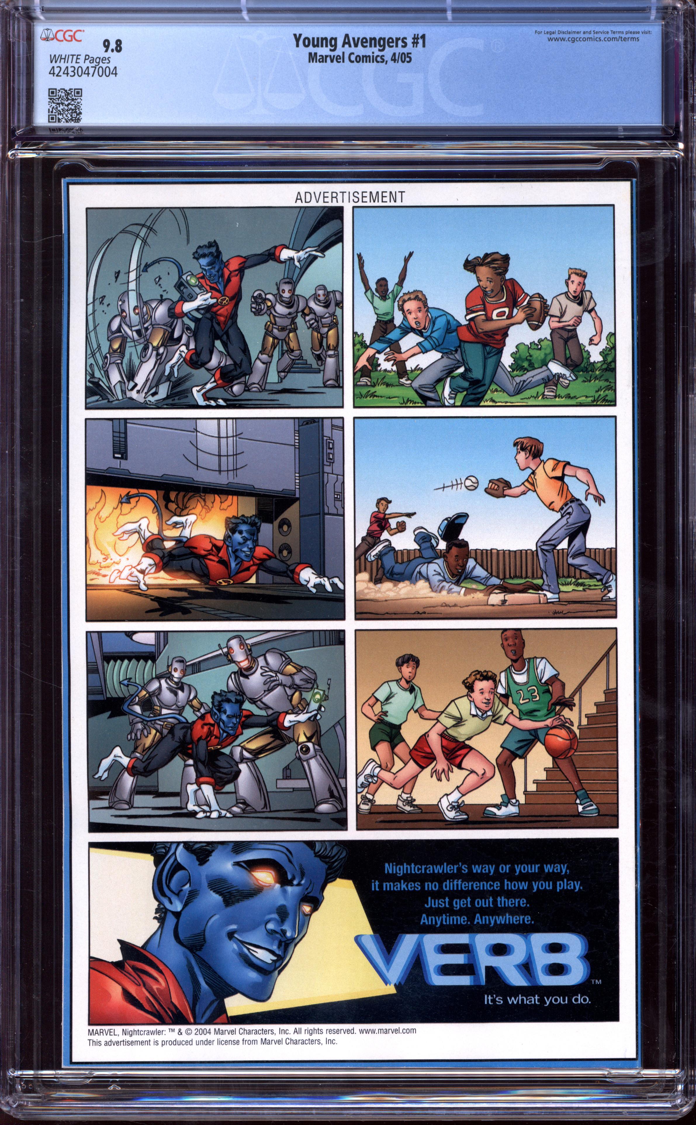 YOUNG AVENGERS Back Cover