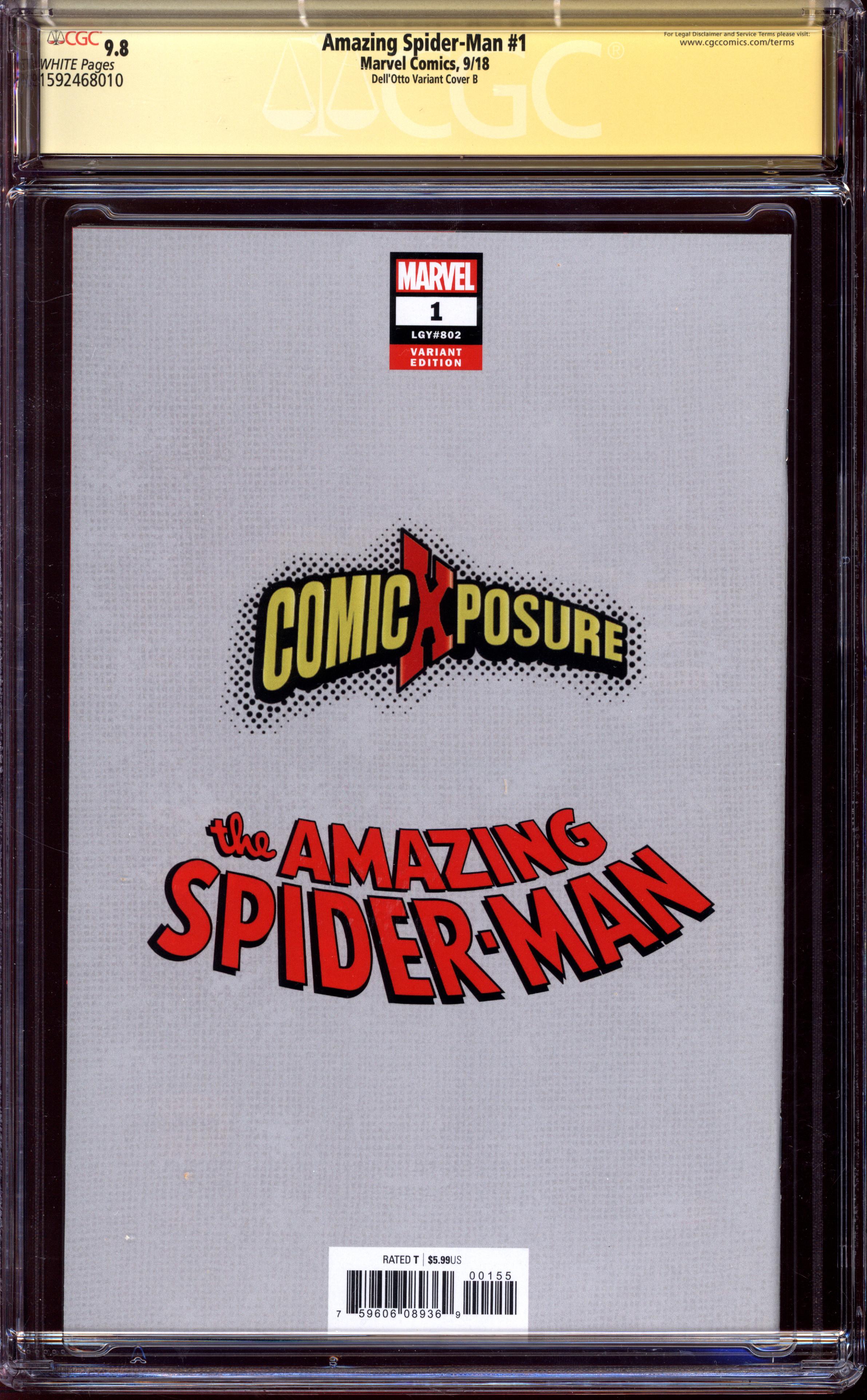 AMAZING SPIDER-MAN Back Cover
