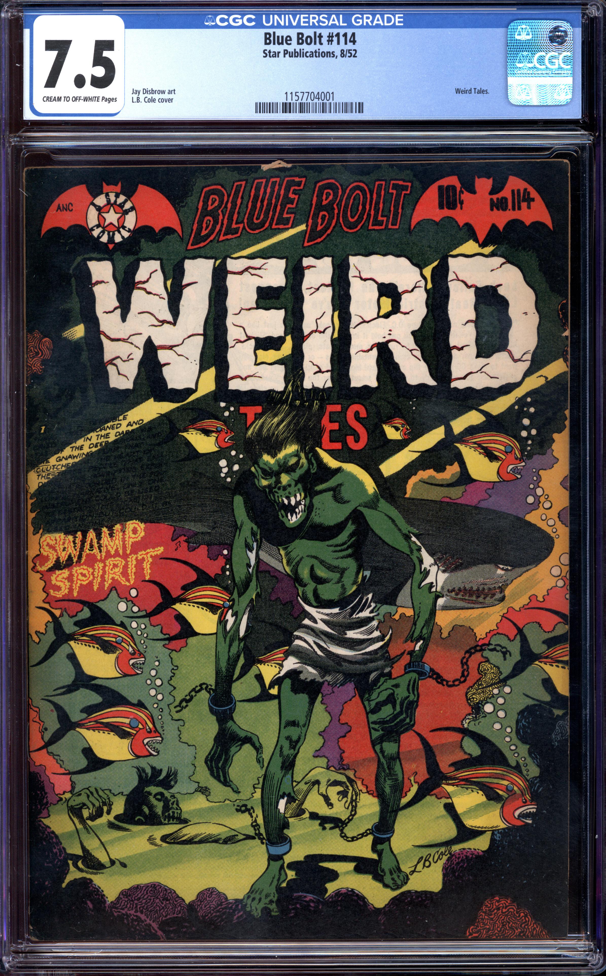 BLUE BOLT Front Cover