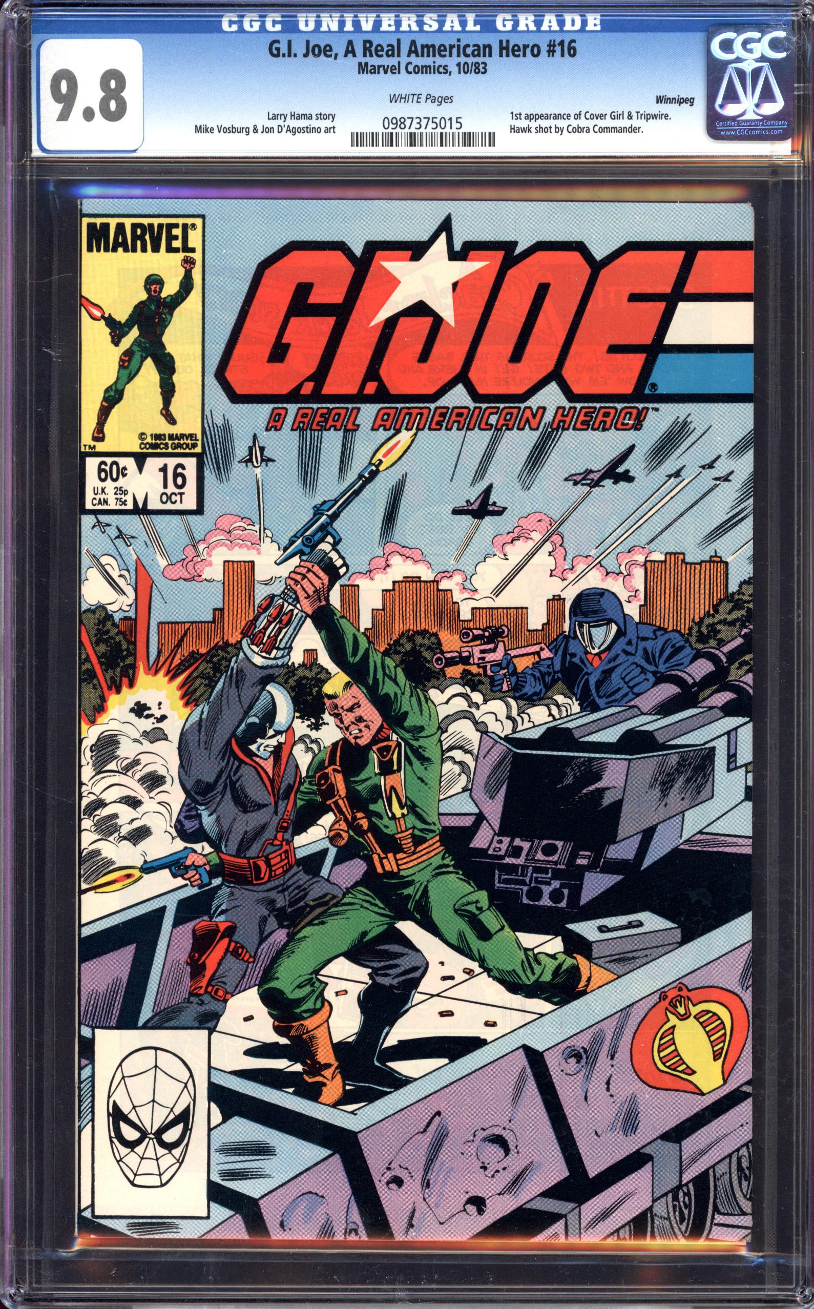 G.I. JOE, A REAL AMERICAN HERO Front Cover