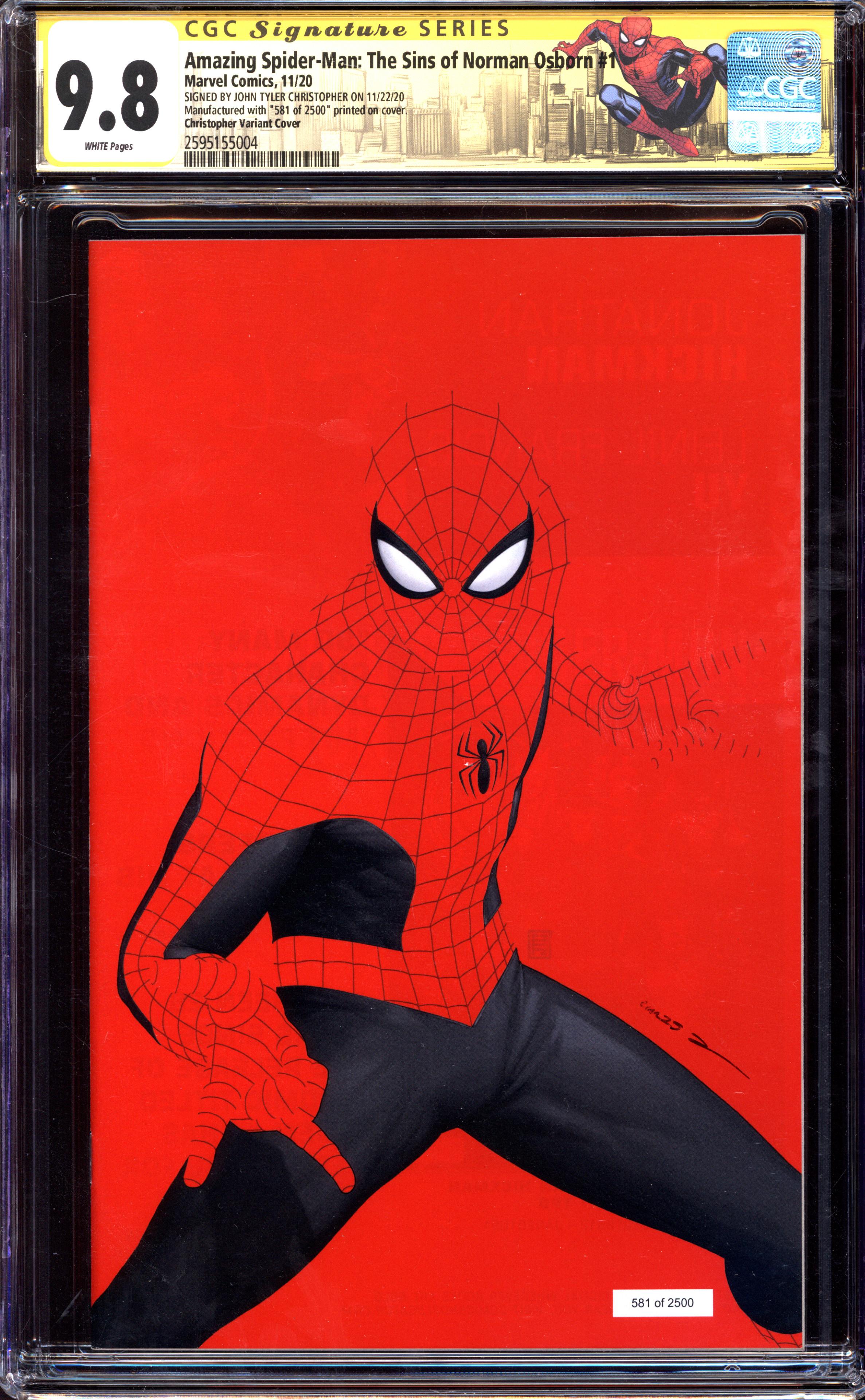 AMAZING SPIDER-MAN: THE SINS OF NORMAN OSBORN Front Cover