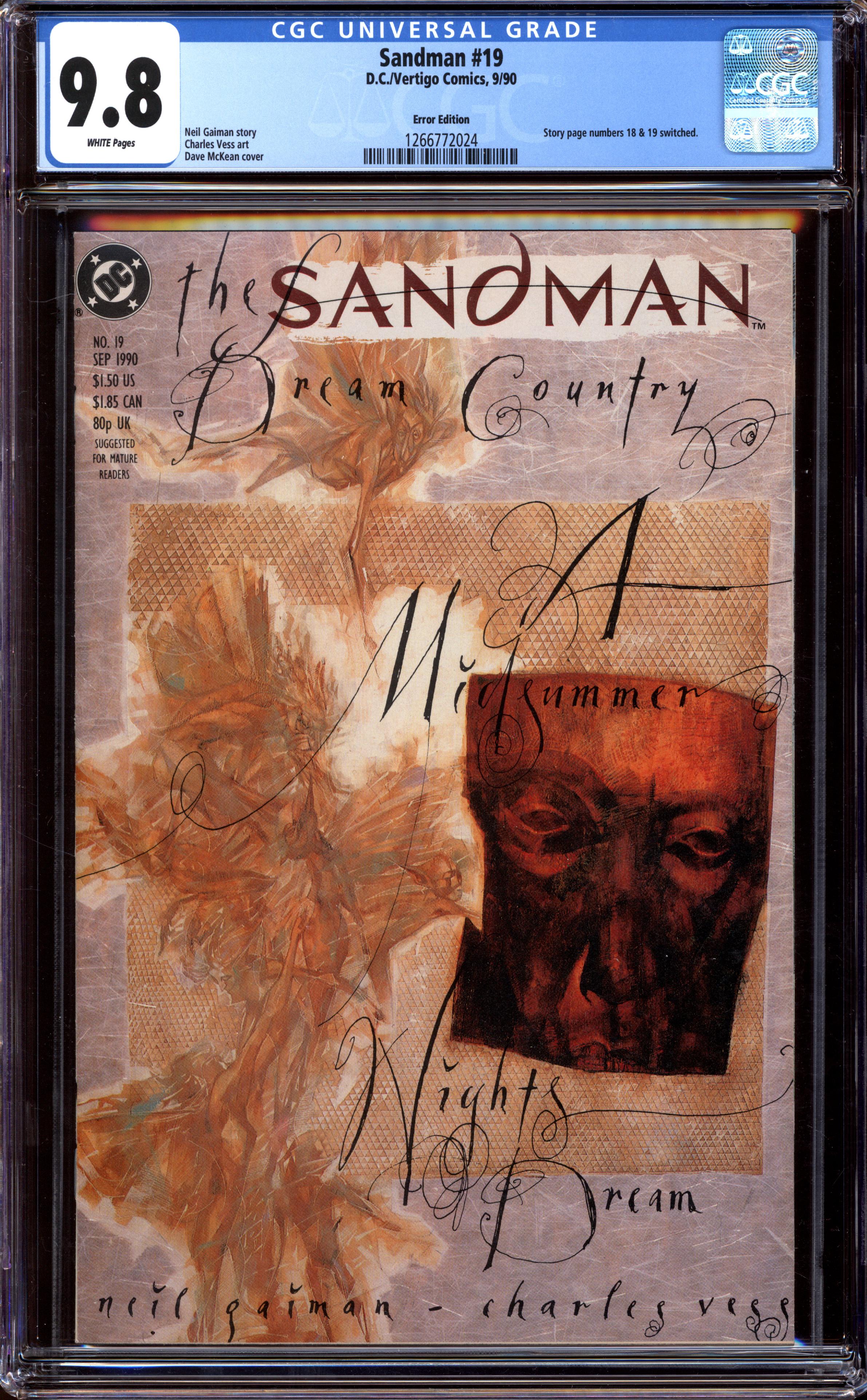 SANDMAN Front Cover