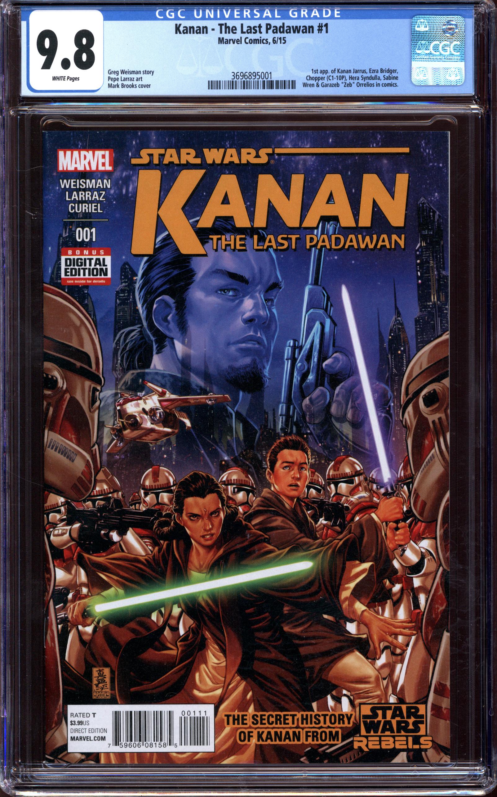 KANAN - THE LAST PADAWAN Front Cover