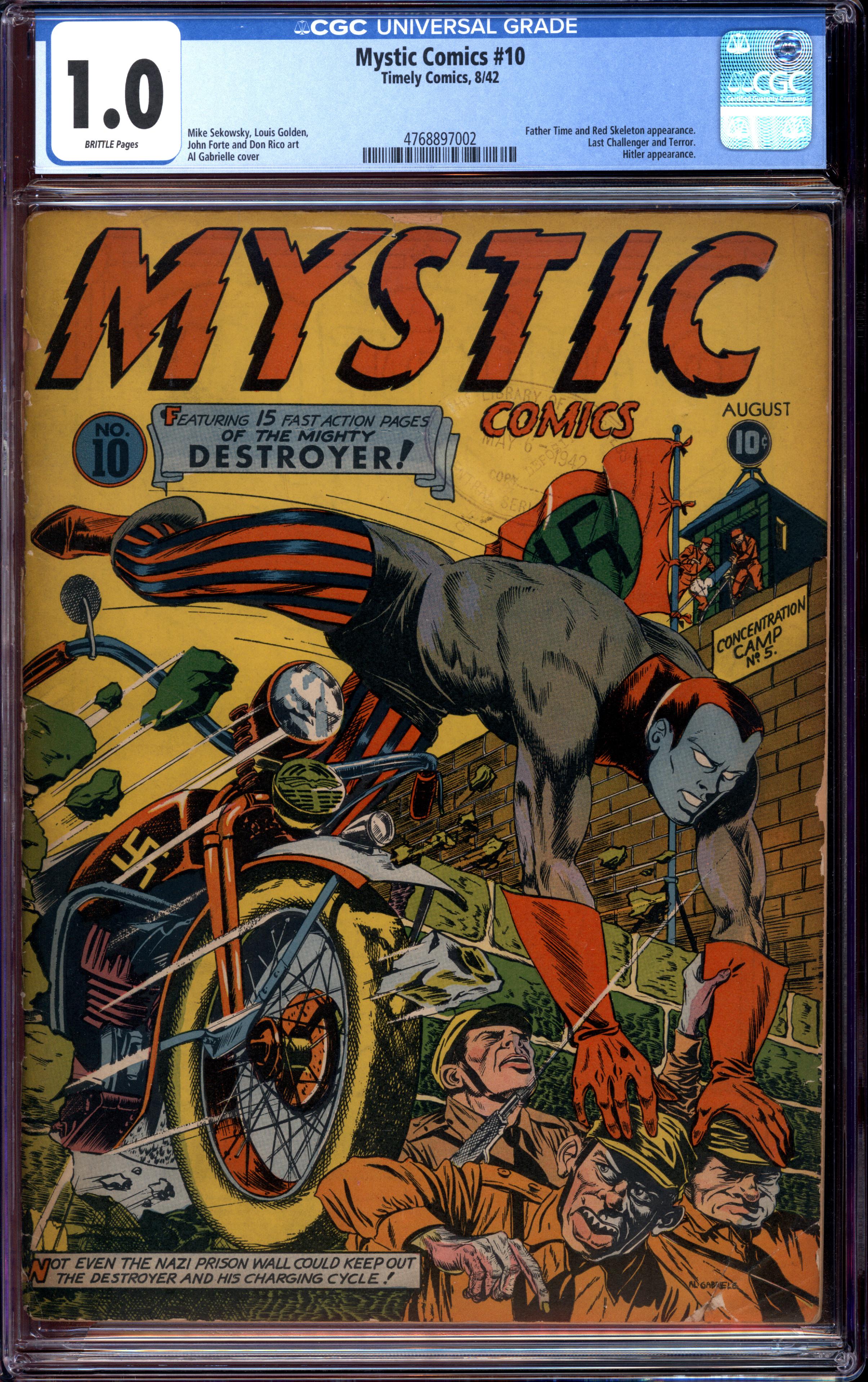MYSTIC COMICS Front Cover