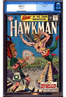 HAWKMAN #1 CGC 9.0 OW PAGES front cover