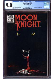 MOON KNIGHT #29 CGC 9.8 WHITE PAGES front cover