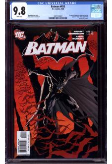 BATMAN #655 CGC 9.8 WHITE PAGES front cover