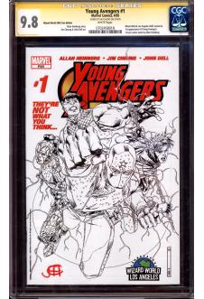 YOUNG AVENGERS #1 CGC 9.8 WHITE PAGES front cover