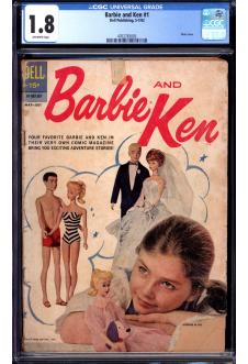 BARBIE AND KEN #1 CGC 1.8 OW PAGES front cover