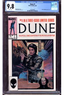 DUNE #1 CGC 9.8 WHITE PAGES front cover