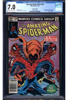 AMAZING SPIDER-MAN #238 CGC 7.0 CR/OW PAGES front cover