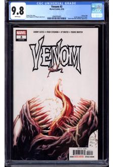 VENOM #3 CGC 9.8 WHITE PAGES front cover