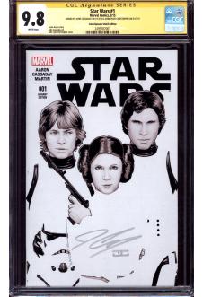 STAR WARS #1 CGC 9.8 WHITE PAGES front cover