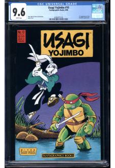 USAGI YOJIMBO #10 CGC 9.6 WHITE PAGES front cover