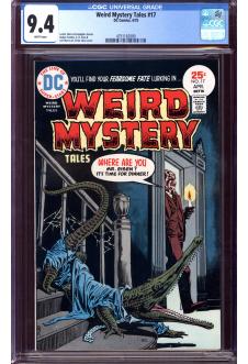 WEIRD MYSTERY TALES #17 CGC 9.4 WHITE PAGES front cover