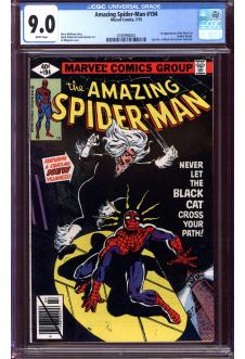 AMAZING SPIDER-MAN #194 CGC 9.0 WHITE PAGES front cover