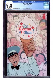 ICE CREAM MAN #1 CGC 9.8 WHITE PAGES front cover