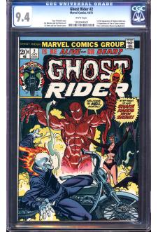 GHOST RIDER #2 CGC 9.4 WHITE PAGES front cover