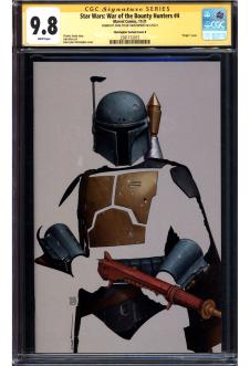 STAR WARS: WAR OF THE BOUNTY HUNTERS #4 CGC 9.8 WHITE PAGES front cover