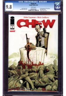 CHEW #1 CGC 9.8 WHITE PAGES front cover