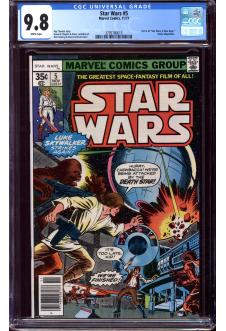 STAR WARS #5 CGC 9.8 WHITE PAGES front cover