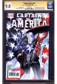 CAPTAIN AMERICA #34 CGC 9.8 WHITE PAGES front cover