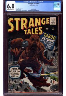 STRANGE TALES #77 CGC 6.0 CR/OW PAGES front cover