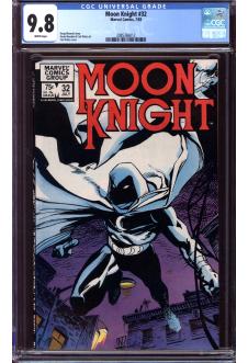 MOON KNIGHT #32 CGC 9.8 WHITE PAGES front cover
