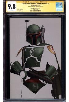 STAR WARS: WAR OF THE BOUNTY HUNTERS #4 CGC 9.8 WHITE PAGES front cover