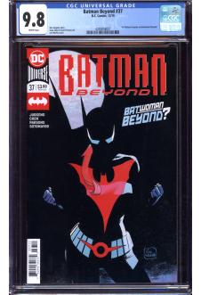 BATMAN BEYOND #37 CGC 9.8 WHITE PAGES front cover