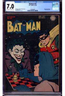 BATMAN #23 CGC 7.0 OW/WH PAGES front cover
