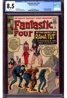 FANTASTIC FOUR #19 CGC 8.5 WHITE PAGES front cover