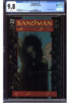SANDMAN #8 CGC 9.8 WHITE PAGES front cover