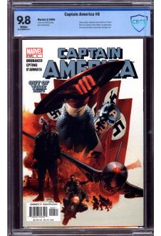 CAPTAIN AMERICA #6 CBCS 9.8 WHITE PAGES front cover