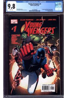 YOUNG AVENGERS #1 CGC 9.8 WHITE PAGES front cover