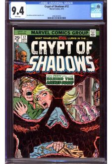 CRYPT OF SHADOWS #12 CGC 9.4 WHITE PAGES front cover