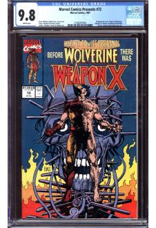MARVEL COMICS PRESENTS #72 CGC 9.8 WHITE PAGES front cover