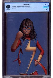 CHAMPIONS #1 CBCS 9.8 WHITE PAGES front cover
