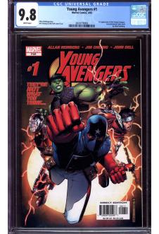 YOUNG AVENGERS #1 CGC 9.8 WHITE PAGES front cover