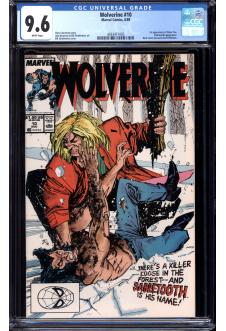 WOLVERINE #10 CGC 9.6 WHITE PAGES front cover