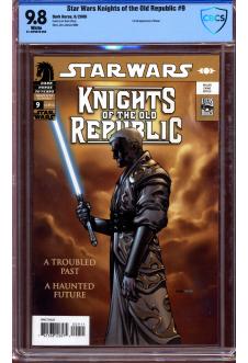STAR WARS KNIGHTS OF THE OLD REPUBLIC #9 CBCS 9.8 WHITE PAGES front cover