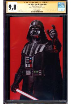 STAR WARS: DARTH VADER #49 CGC 9.8 WHITE PAGES front cover