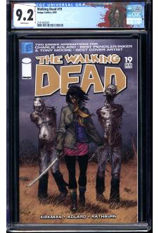 WALKING DEAD #19 CGC 9.2 WHITE PAGES front cover