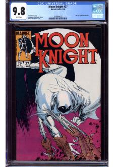 MOON KNIGHT #37 CGC 9.8 WHITE PAGES front cover