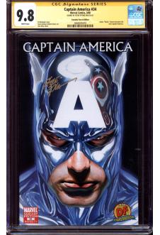 CAPTAIN AMERICA #34 CGC 9.8 WHITE PAGES front cover