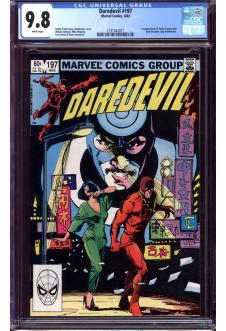 DAREDEVIL #197 CGC 9.8 WHITE PAGES front cover