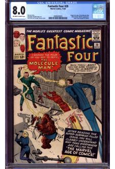 FANTASTIC FOUR #20 CGC 8.0 OW/WH PAGES front cover