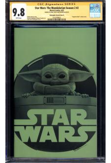 STAR WARS: THE MANDALORIAN SEASON 2 #2 CGC 9.8 WHITE PAGES front cover