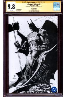 ABSOLUTE BATMAN #1 CGC 9.8 WHITE PAGES front cover